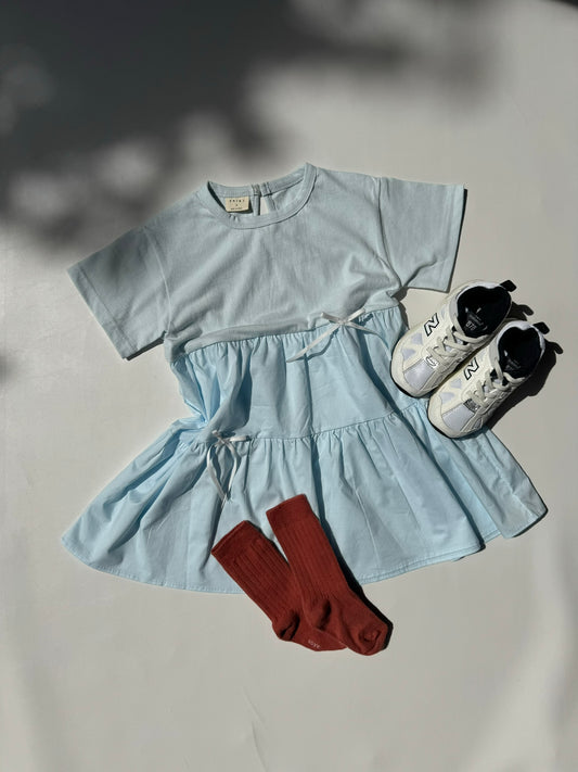 Baby Blue Bow - Dress